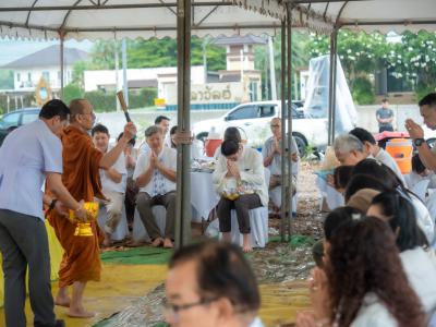 พิธียกเสาเอกและเสาโท สำนักงานสหกรณ์ฯ แห่งใหม่