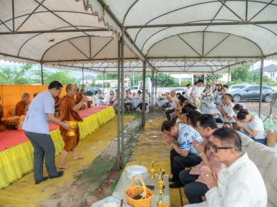 พิธียกเสาเอกและเสาโท สำนักงานสหกรณ์ฯ แห่งใหม่