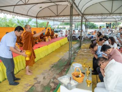 พิธียกเสาเอกและเสาโท สำนักงานสหกรณ์ฯ แห่งใหม่