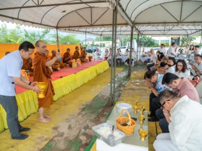 พิธียกเสาเอกและเสาโท สำนักงานสหกรณ์ฯ แห่งใหม่