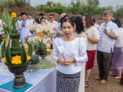 พิธียกเสาเอกและเสาโท สำนักงานสหกรณ์ฯ แห่งใหม่