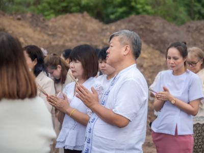 พิธียกเสาเอกและเสาโท สำนักงานสหกรณ์ฯ แห่งใหม่