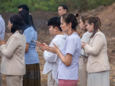 พิธียกเสาเอกและเสาโท สำนักงานสหกรณ์ฯ แห่งใหม่