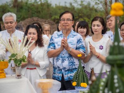 พิธียกเสาเอกและเสาโท สำนักงานสหกรณ์ฯ แห่งใหม่