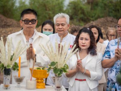 พิธียกเสาเอกและเสาโท สำนักงานสหกรณ์ฯ แห่งใหม่