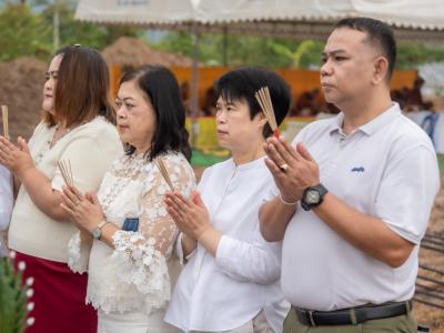 พิธียกเสาเอกและเสาโท สำนักงานสหกรณ์ฯ แห่งใหม่