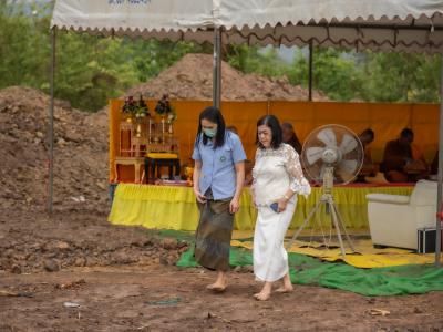 พิธียกเสาเอกและเสาโท สำนักงานสหกรณ์ฯ แห่งใหม่