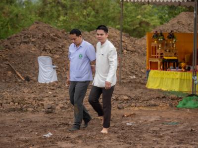 พิธียกเสาเอกและเสาโท สำนักงานสหกรณ์ฯ แห่งใหม่