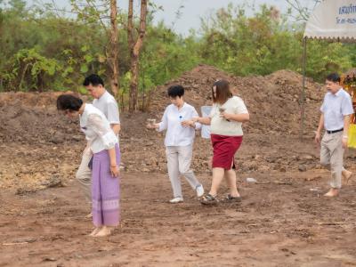 พิธียกเสาเอกและเสาโท สำนักงานสหกรณ์ฯ แห่งใหม่