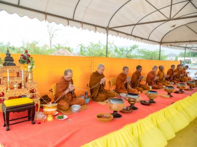 พิธียกเสาเอกและเสาโท สำนักงานสหกรณ์ฯ แห่งใหม่