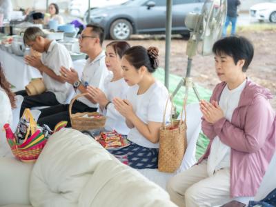 พิธียกเสาเอกและเสาโท สำนักงานสหกรณ์ฯ แห่งใหม่
