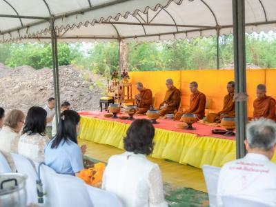 พิธียกเสาเอกและเสาโท สำนักงานสหกรณ์ฯ แห่งใหม่