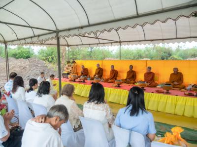 พิธียกเสาเอกและเสาโท สำนักงานสหกรณ์ฯ แห่งใหม่