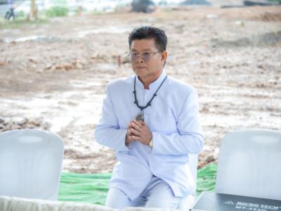 พิธียกเสาเอกและเสาโท สำนักงานสหกรณ์ฯ แห่งใหม่