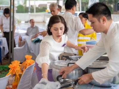 พิธียกเสาเอกและเสาโท สำนักงานสหกรณ์ฯ แห่งใหม่