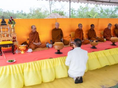 พิธียกเสาเอกและเสาโท สำนักงานสหกรณ์ฯ แห่งใหม่