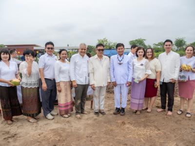 พิธียกเสาเอกและเสาโท สำนักงานสหกรณ์ฯ แห่งใหม่