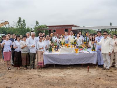 พิธียกเสาเอกและเสาโท สำนักงานสหกรณ์ฯ แห่งใหม่