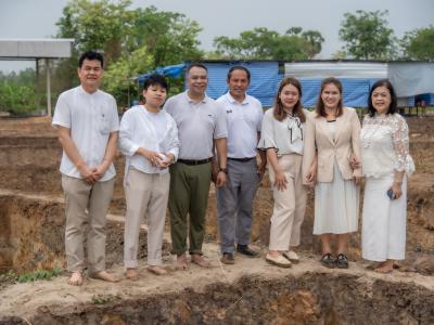 พิธียกเสาเอกและเสาโท สำนักงานสหกรณ์ฯ แห่งใหม่