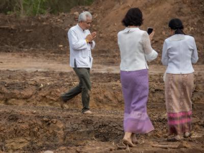 พิธียกเสาเอกและเสาโท สำนักงานสหกรณ์ฯ แห่งใหม่