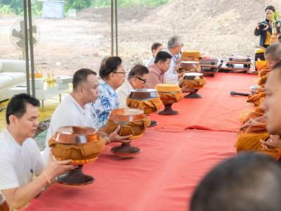 พิธียกเสาเอกและเสาโท สำนักงานสหกรณ์ฯ แห่งใหม่