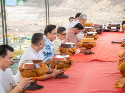 พิธียกเสาเอกและเสาโท สำนักงานสหกรณ์ฯ แห่งใหม่