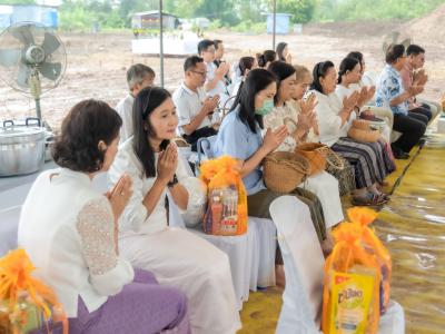 พิธียกเสาเอกและเสาโท สำนักงานสหกรณ์ฯ แห่งใหม่