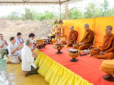 พิธียกเสาเอกและเสาโท สำนักงานสหกรณ์ฯ แห่งใหม่