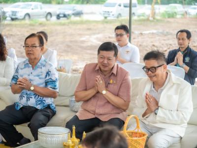 พิธียกเสาเอกและเสาโท สำนักงานสหกรณ์ฯ แห่งใหม่