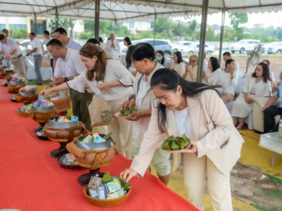 พิธียกเสาเอกและเสาโท สำนักงานสหกรณ์ฯ แห่งใหม่