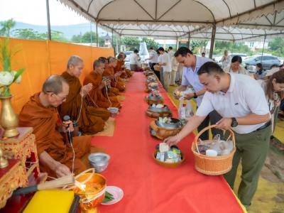 พิธียกเสาเอกและเสาโท สำนักงานสหกรณ์ฯ แห่งใหม่