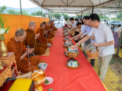 พิธียกเสาเอกและเสาโท สำนักงานสหกรณ์ฯ แห่งใหม่