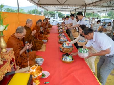 พิธียกเสาเอกและเสาโท สำนักงานสหกรณ์ฯ แห่งใหม่