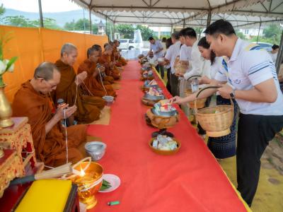 พิธียกเสาเอกและเสาโท สำนักงานสหกรณ์ฯ แห่งใหม่