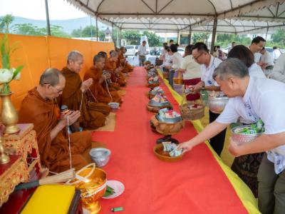 พิธียกเสาเอกและเสาโท สำนักงานสหกรณ์ฯ แห่งใหม่