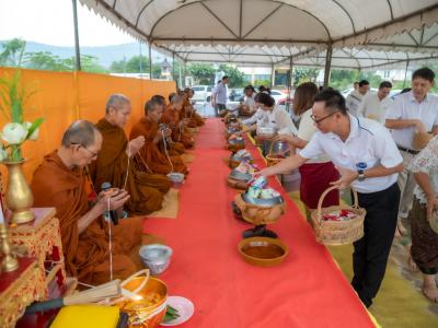 พิธียกเสาเอกและเสาโท สำนักงานสหกรณ์ฯ แห่งใหม่