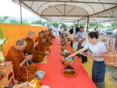 พิธียกเสาเอกและเสาโท สำนักงานสหกรณ์ฯ แห่งใหม่