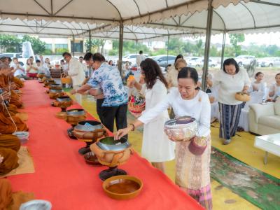 พิธียกเสาเอกและเสาโท สำนักงานสหกรณ์ฯ แห่งใหม่