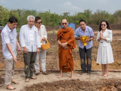 พิธียกเสาเอกและเสาโท สำนักงานสหกรณ์ฯ แห่งใหม่