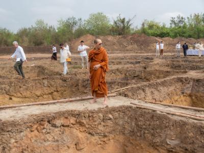 พิธียกเสาเอกและเสาโท สำนักงานสหกรณ์ฯ แห่งใหม่