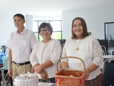 ทำบุญขึ้นบ้านใหม่อาคารสำนักงานสหกรณ์ออมทรัพย์สาธารณสุขจังหวัดหนอ