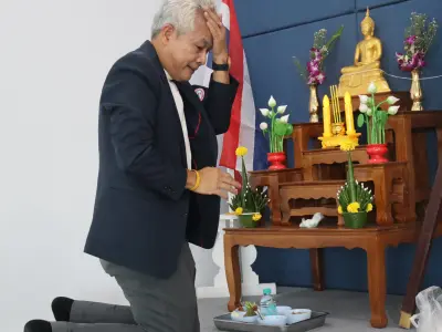 ทำบุญขึ้นบ้านใหม่อาคารสำนักงานสหกรณ์ออมทรัพย์สาธารณสุขจังหวัดหนอ