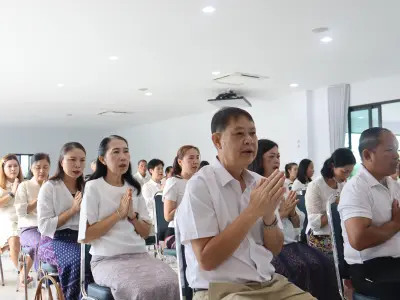 ทำบุญขึ้นบ้านใหม่อาคารสำนักงานสหกรณ์ออมทรัพย์สาธารณสุขจังหวัดหนอ