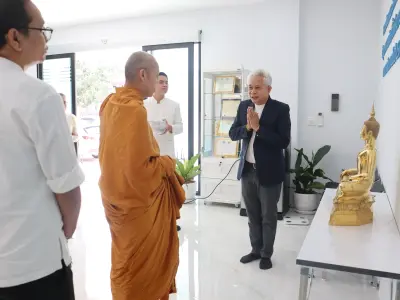 ทำบุญขึ้นบ้านใหม่อาคารสำนักงานสหกรณ์ออมทรัพย์สาธารณสุขจังหวัดหนอ