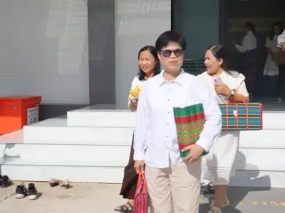 ทำบุญขึ้นบ้านใหม่อาคารสำนักงานสหกรณ์ออมทรัพย์สาธารณสุขจังหวัดหนอ