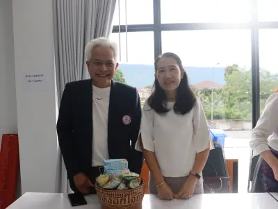 ทำบุญขึ้นบ้านใหม่อาคารสำนักงานสหกรณ์ออมทรัพย์สาธารณสุขจังหวัดหนอ