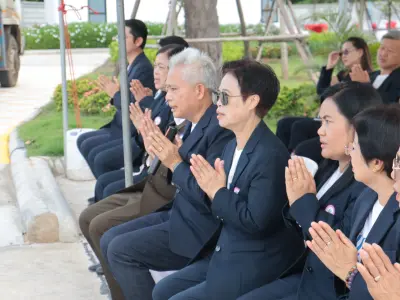 พิธีอัญเชิญรูปหล่อหลวงปู่ขาว อนาลโย