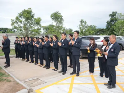 พิธีอัญเชิญรูปหล่อหลวงปู่ขาว อนาลโย