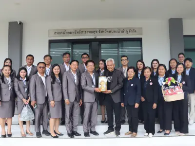 ต้อนรับคณะศึกษาดูงานจาก สอ.สาธารณสุขนครพนม จำกัด