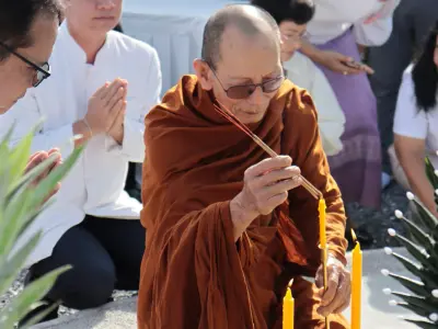 พิธีสมโภชรูปหล่อหลวงปู่ขาว อนาลโย 14 ส.ค.69